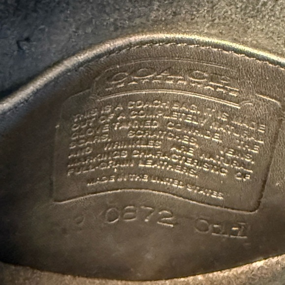 COACH Authentic 1970's Vintage Mini Belt Bag Crossbody Black Leather Bag - Picture 6 of 8